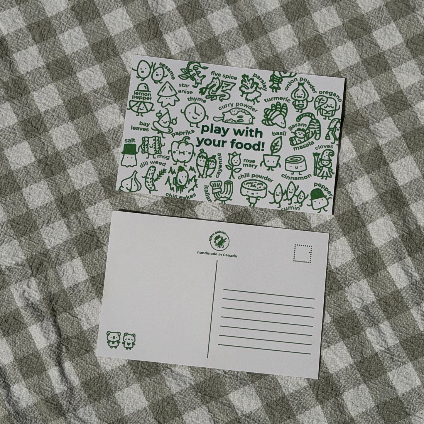 Play with your food (Postcard)