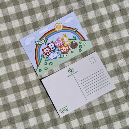 Rainbow Picnic (Postcard)